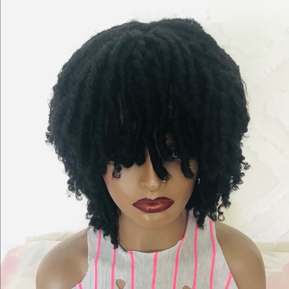 Dreadlock Twist Hair Soft Short Synthetic Wig For Women Synthetic Wig - Picture 2 of 6